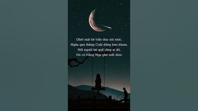 THƠ HỒ XUÂN HƯƠNG - BÀI THƠ HỎI TRĂNG 