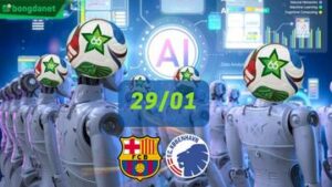 Siêu máy tính dự đoán bóng đá ngày 29/1 tâm điểm Barcelona gặp FC Copenhagen